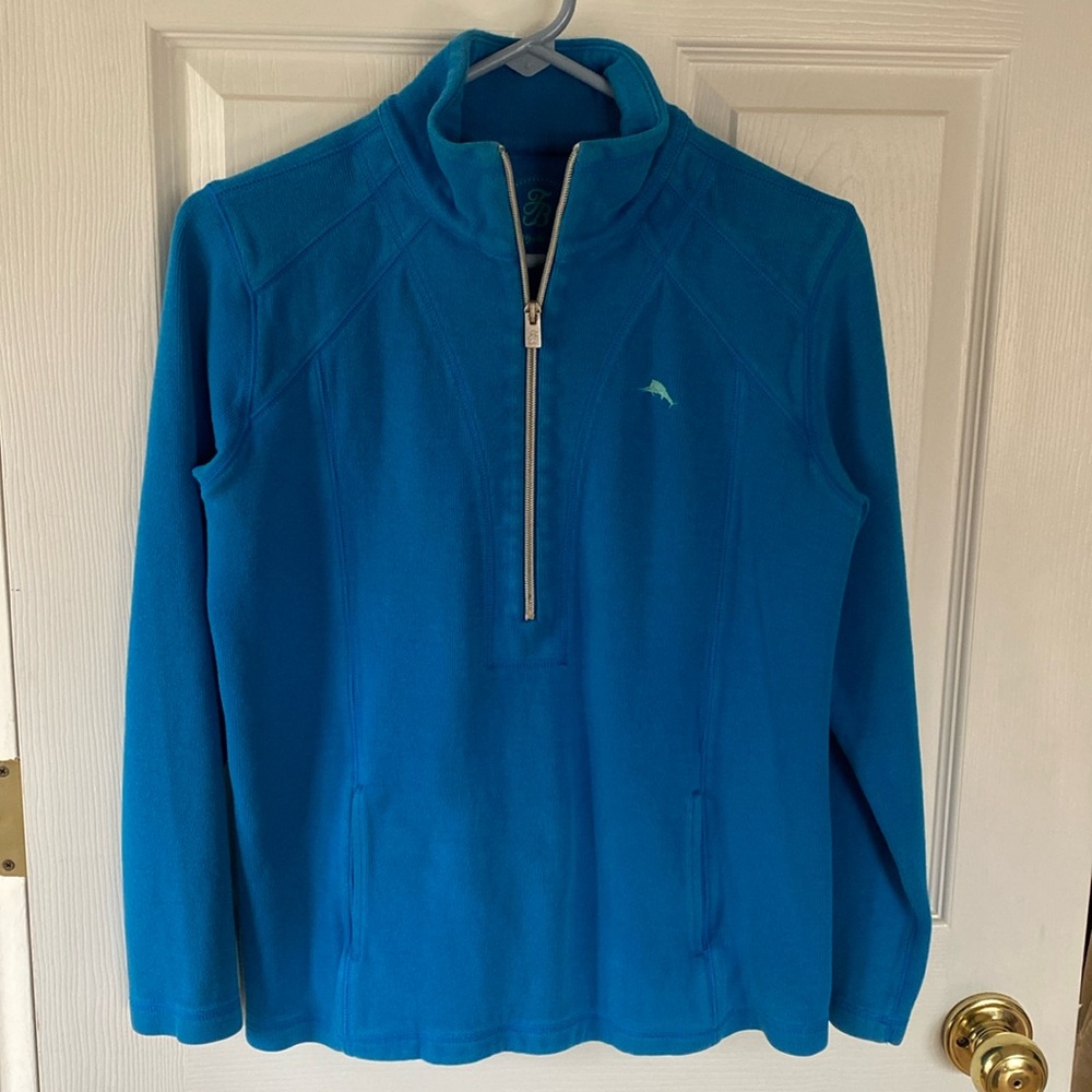Tommy Bahama Teal Half Zip top